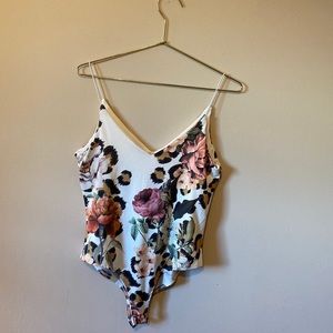 Floral leotard